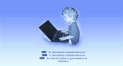 Desktop Screenshot of gyermekmento.levelup.hu